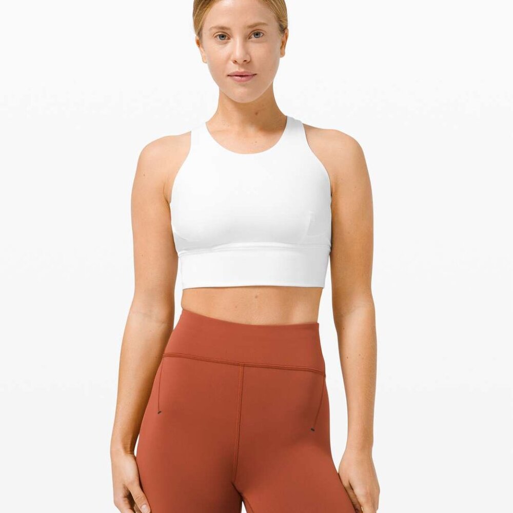 Lululemon Wundertrain white bra